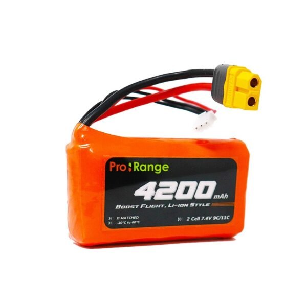 Pro-Range INR 21700 P42A 7.4V 4200mAh 2S1P 40A/50A Discharge Li-ion Drone Battery Pack