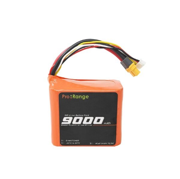 Pro-Range INR 21700 P45B 14.8V 9000mAh 4S2P 70A/90A Discharge Li-ion Drone Battery Pack - Image 2