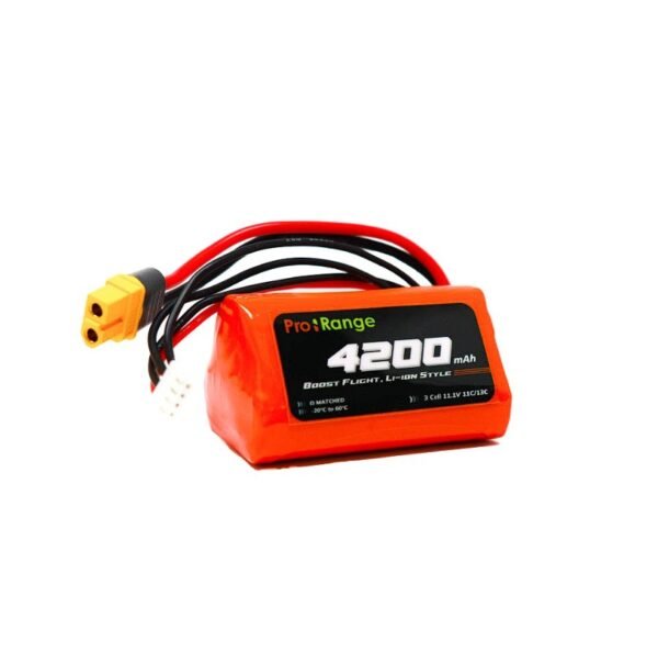 Pro-Range INR 21700 P42A 11.1V 4200mAh 3S1P 40A/50A Discharge Li-ion Drone Battery Pack (Triangle) - Image 2