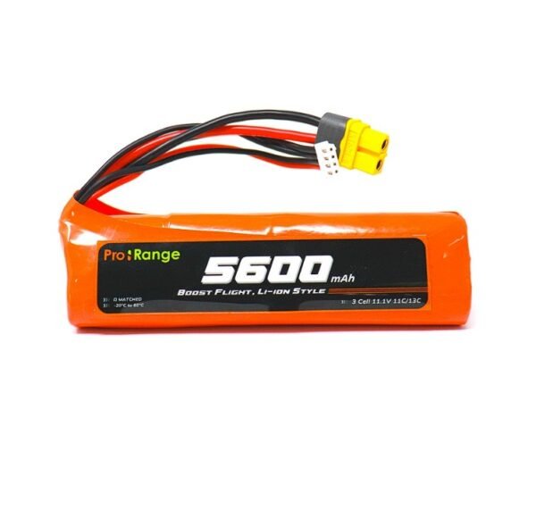 Pro-Range INR 18650 P28A 11.1V 5600mAh 3S2P 60A/70A Discharge Li-ion Drone Battery Pack (Triangle)