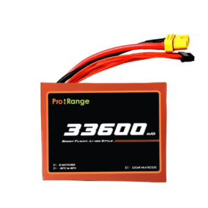 Pro-Range INR 21700 P42A 44.4 V 33600 mAh 12s8p 300A/370A Discharge Li-ion EFT Agriculture Drone Battery Pack