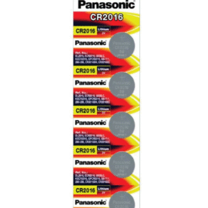 Panasonic CR2016 3V Lithium Coin Battery-5Pcs.