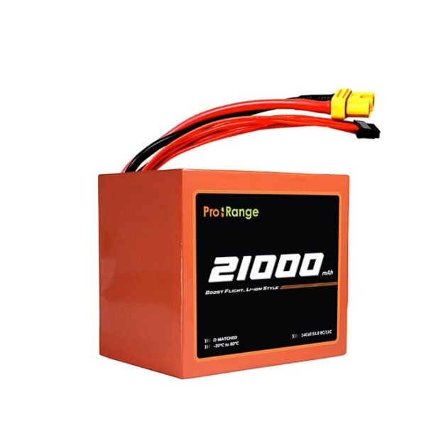 Pro-Range INR 21700 P42A 51.8 V 21000 mAh 14s5p 190A/230A Discharge Li-ion EFT Agriculture Drone Battery Pack - Image 3