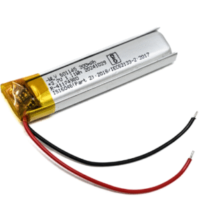 WLY601145 3.7V 300mAh 1S LiPo Battery – Micro Rechargeable Battery Pack for Wearables / Micro Drone / IoT
