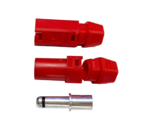 QS8H Single Lock Antipark Red Male Connector