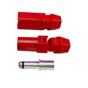 QS8H Single Lock Antipark Red Male Connector
