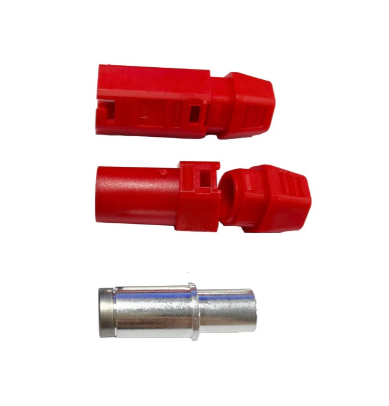 QS8H Single Lock Antipark Red Female Connector