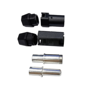 Single Lock Anti Spark Black Male Connector