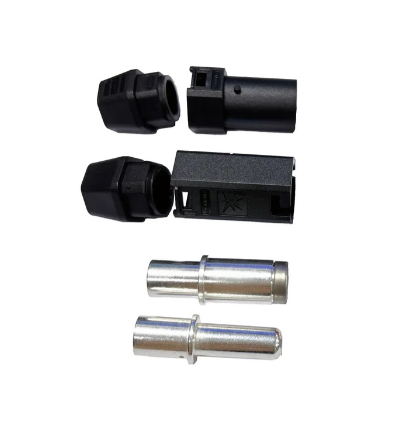 Single Lock Anti Spark Black Male Connector