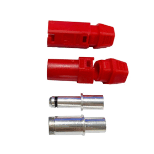 QS12H Single Lock AntiSpark Red Female Connector