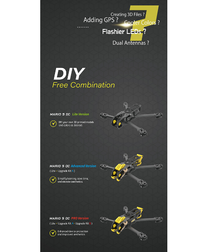 SpeedyBee Mario 5 DC Pro Frame - Image 2