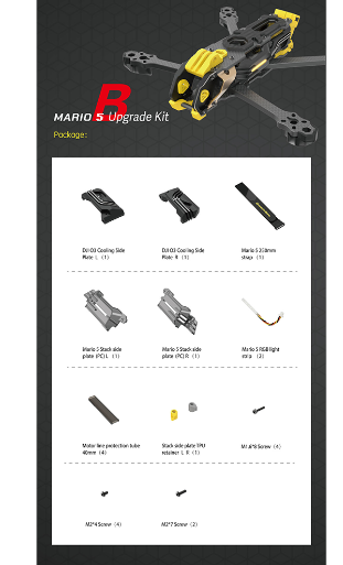 SpeedyBee Mario 5 DC Pro Frame - Image 4