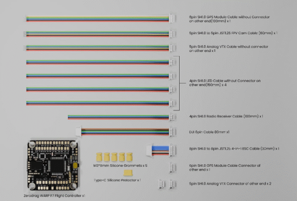 Zerodrag Warp F7 Flight Controller (Made in India) - Image 5