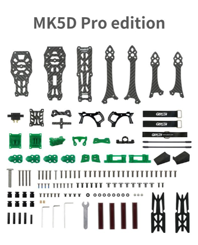 GEPRC -MK5D-O3- PRO Frame Orange - Image 3