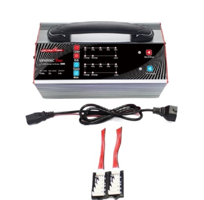 Ultra Power UP600AC DUO 2X600W 5A-25A Dual-Channel 2-6S LiPo/LiHV Drone Battery Charger - Image 3