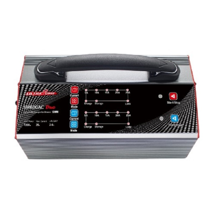 Ultra Power UP600AC DUO 2X600W 5A-25A Dual-Channel 2-6S LiPo/LiHV Drone Battery Charger - Image 4