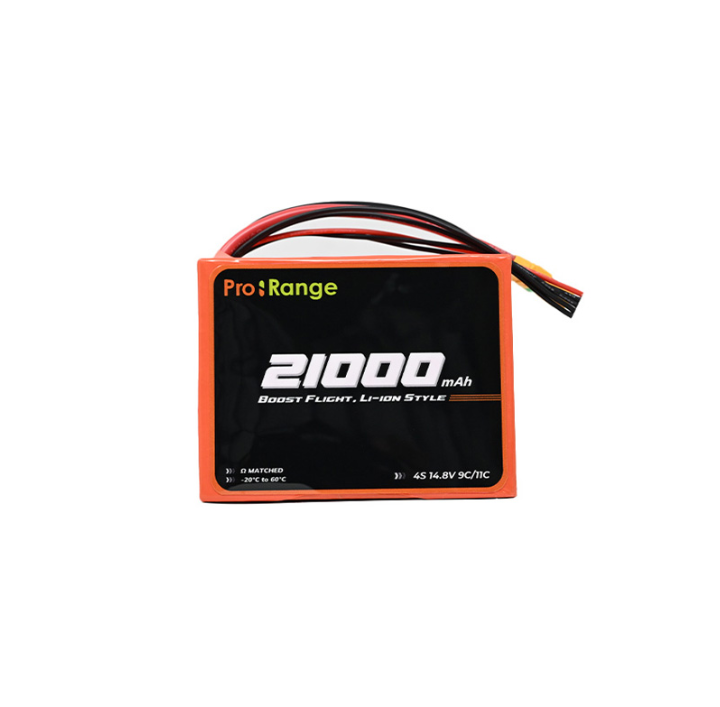 Pro-Range A Grade INR 21700-P45B 14.8V 18000mAh 10C 4S4P 145A/180A Discharge Li-ion Drone Battery Pack - Image 2