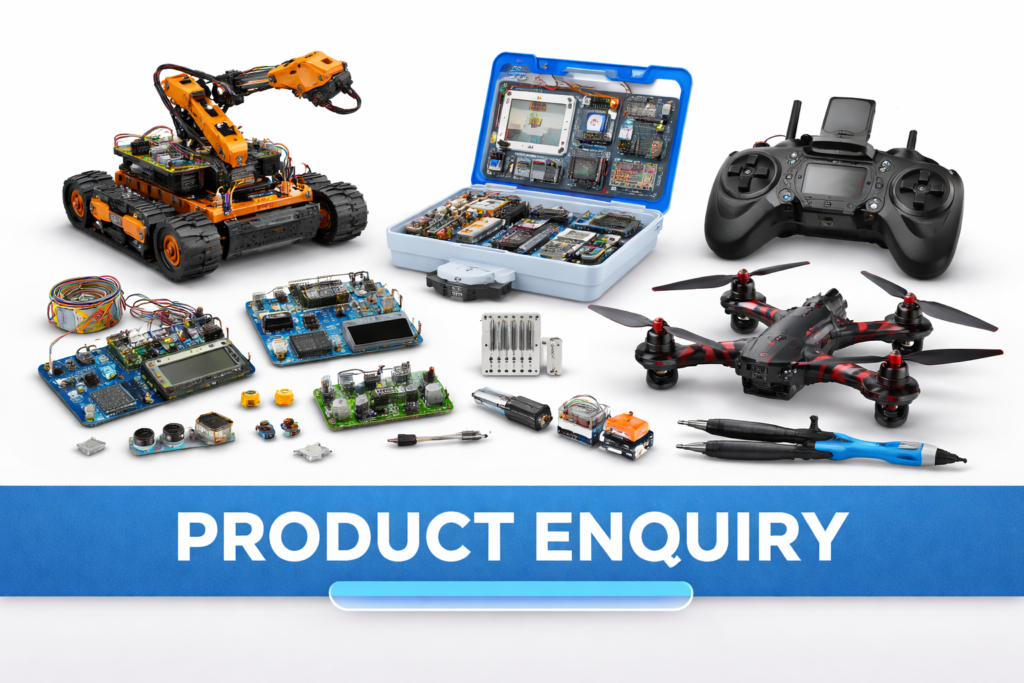 Product enquiry for robotics kits, drone components, IoT kits and electronics products from LOFTY INNOVATIONS