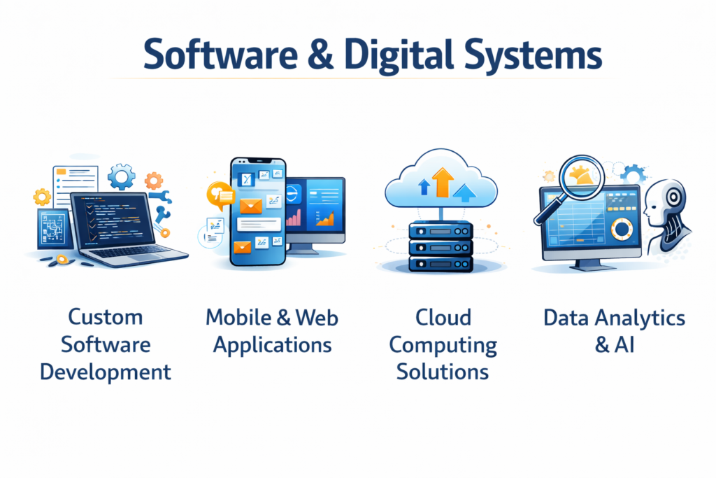 Software development and digital systems platform solutions by Lofty Innovations