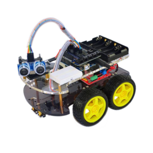 Arduino UNO Smart Robot Car Kit for Beginners – Multi-Functional 4WD Robot Chassis Kit with 300RPM Motors | DIY KIT BY LOFTY AGROTECH