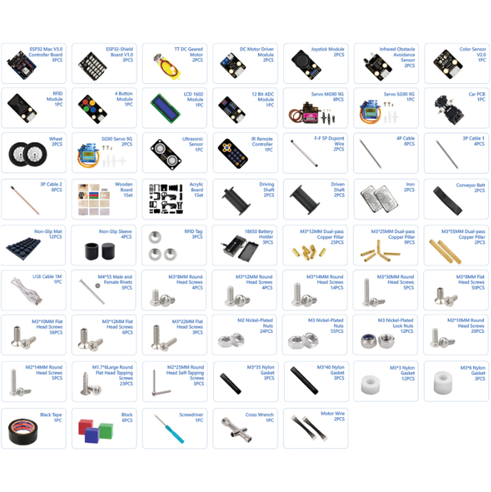 ACEBOTT Smart Factory Display Kit with Sandbox Map – Year 1 – 2 in 1 Projects QE037: without Battery - Image 3